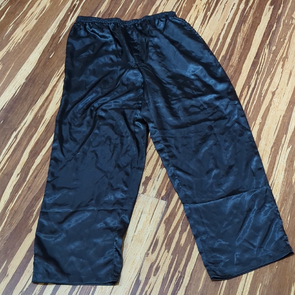 Robert Louis Black Silk Pants